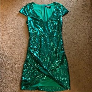 Lulu’s Green Sequin Dress